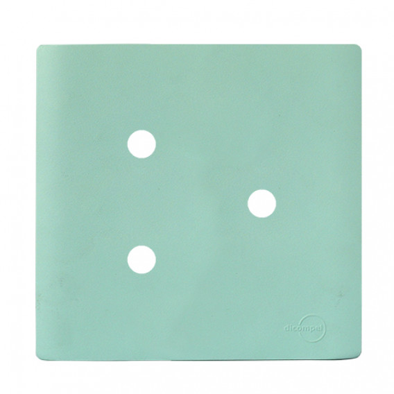 Placa p/ 3 Furos 4x4 - Novara Siciliano